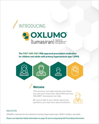 OXLUMO™ (lumasiran) Patient Brochure Preview